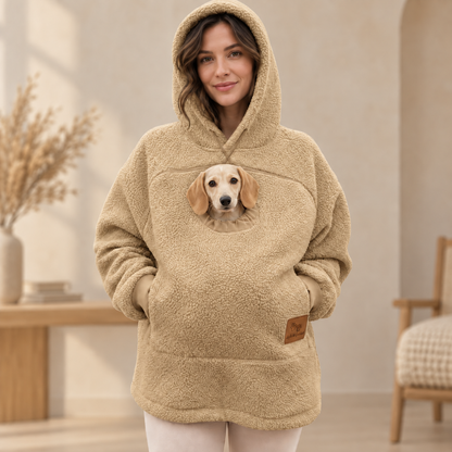 BLISKO PUPILA™ – Bluza z kieszenią dla psa i kota