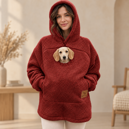 BLISKO PUPILA™ – Bluza z kieszenią dla psa i kota