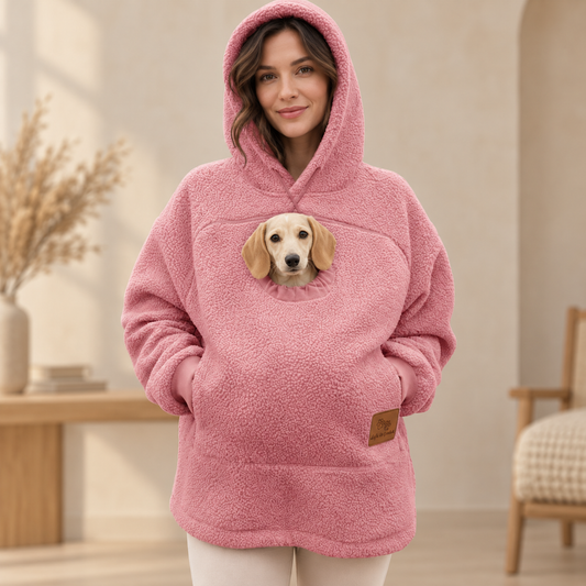 BLISKO PUPILA™ – Bluza z kieszenią dla psa i kota