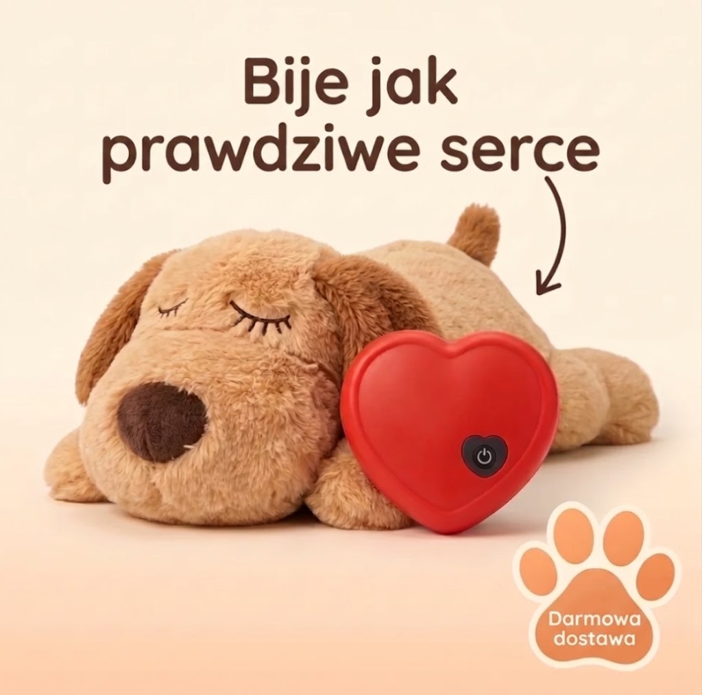 SPOKOJNY PUPIL™ – Antystresowy Pluszak z Bijącym Sercem