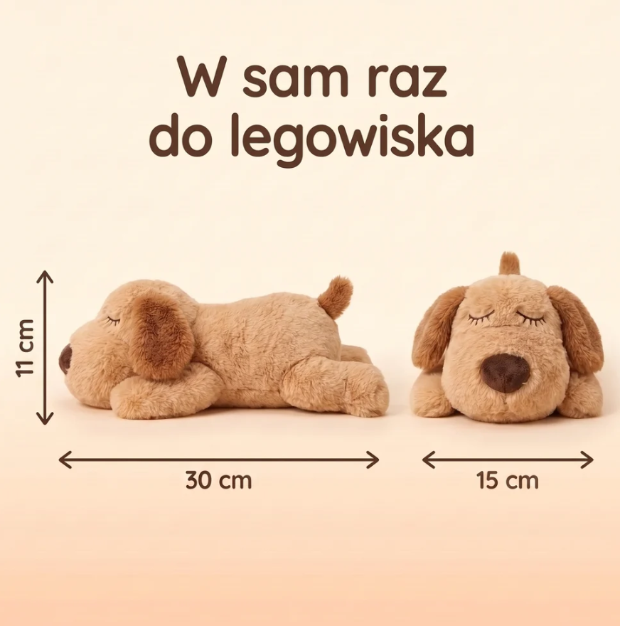 SPOKOJNY PUPIL™ – Antystresowy Pluszak z Bijącym Sercem